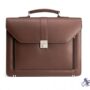 Premium Brown Leather Business Briefcase - Eternal Outfit