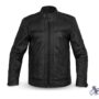 Men’s Black Leather Biker Jacket – Stylish and Durable by Eternal Outfit
