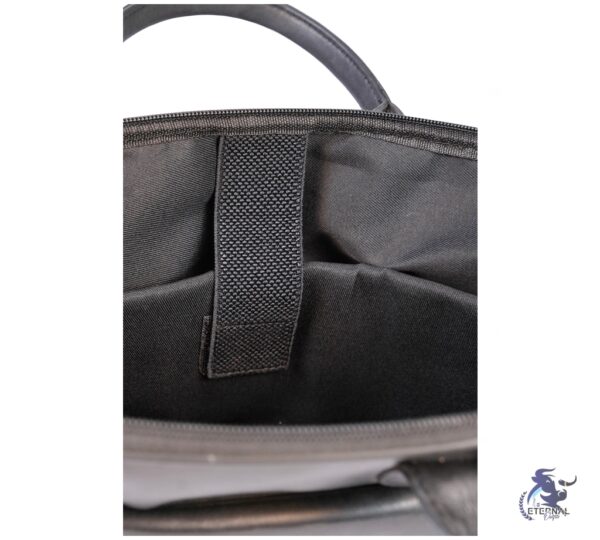 Eternal Black Leather Laptop Briefcase – Sleek, Practical, and Premium Quality