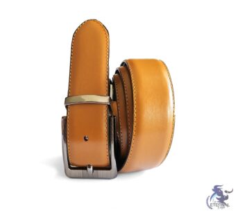 The Classic Casual Bronze Brown Leather Belt