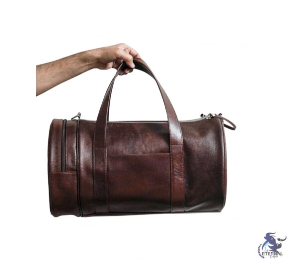 The Eternal Weekender Brown Duffel Bag – Style and Function Combined