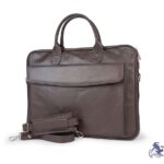 Eternal Brown Leather Laptop Briefcase – Sleek, Practical, and Premium Quality