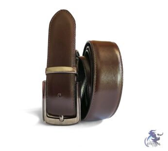 The Classic Casual Dark Brown Leather Belt