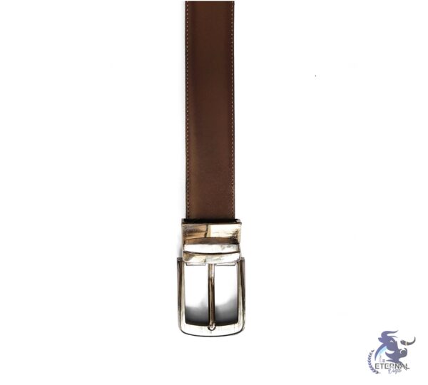 The Classic Casual Dark Brown Leather Belt