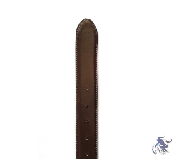 The Classic Casual Dark Brown Leather Belt