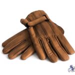 Brown Eternal Leather Gloves for You