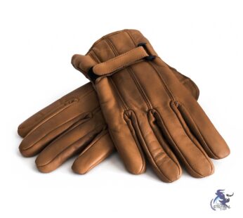 Brown Eternal Leather Gloves for You