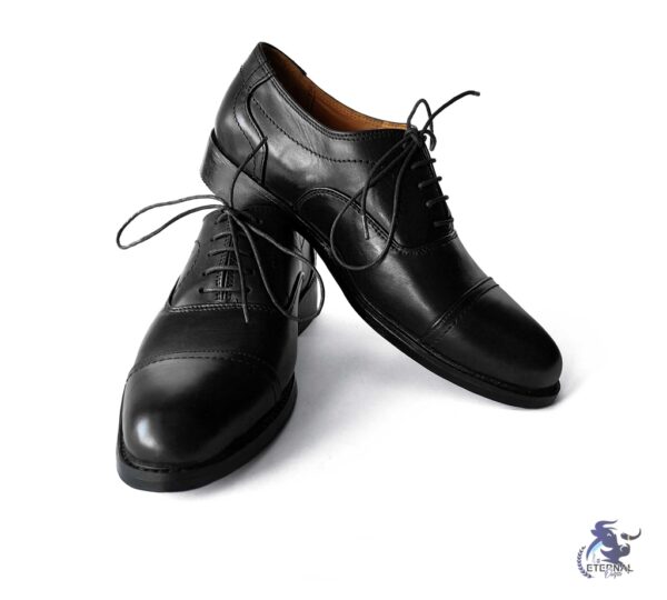 Step Up Your Style with Eternal Black Casual Leather Shoes