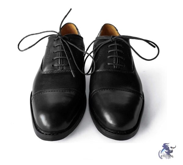 Step Up Your Style with Eternal Black Casual Leather Shoes