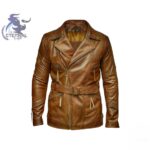 Men's Retro Brown Double Breasted Coat