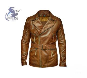 Men’s Retro Brown Double Breasted Coat