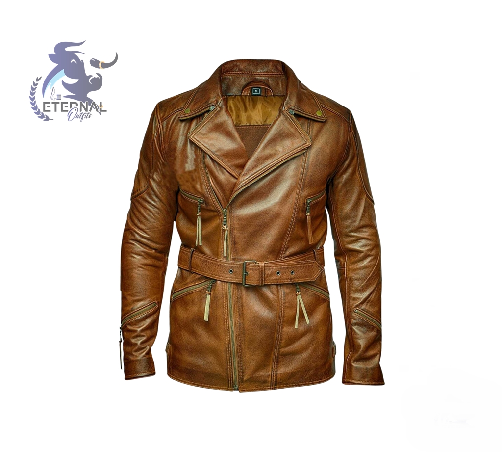 Men’s Retro Brown Double Breasted Coat