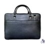Eternal Premium Slim Black and Brown Leather Laptop Bag – Stylish, Durable, and Professional
