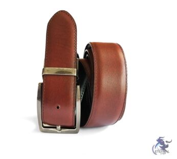 The Classic Casual Reddish Brown Leather Belt