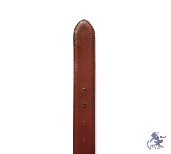 The Classic Casual Reddish Brown Leather Belt