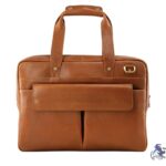 Premium Leather Laptop Bag - Durable, Stylish, and Spacious by Eternal Outfit Leather Laptop Bag in USA
