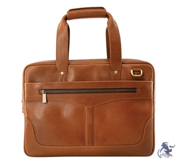 Premium Leather Laptop Bag - Durable, Stylish, and Spacious by Eternal Outfit Leather Laptop Bag in USA