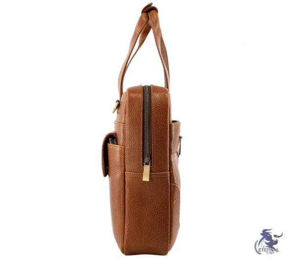 Premium Leather Laptop Bag - Durable, Stylish, and Spacious by Eternal Outfit Leather Laptop Bag in USA